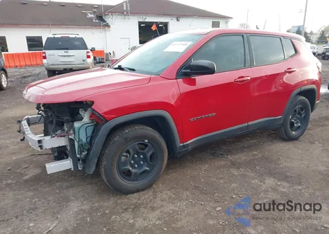 2018 Jeep Compass Sport Fwd from USA, damaged, VIN 3C4NJCAB3JT376300